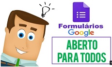 Google Formulário disponível para todos